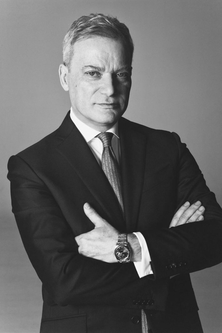 Portrait de Giacomo Santucci, directeur artistique de Borsalino