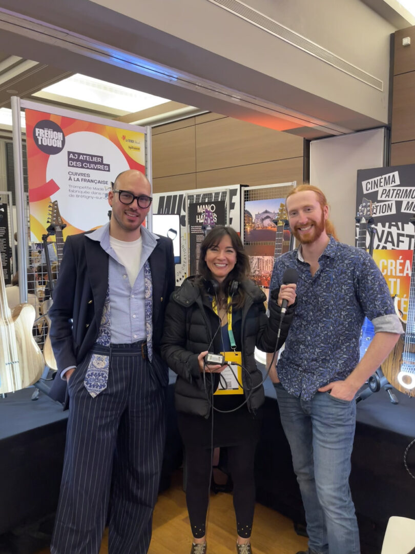 2goodmedia with De Leeuw guitars at We are French Touch Paris