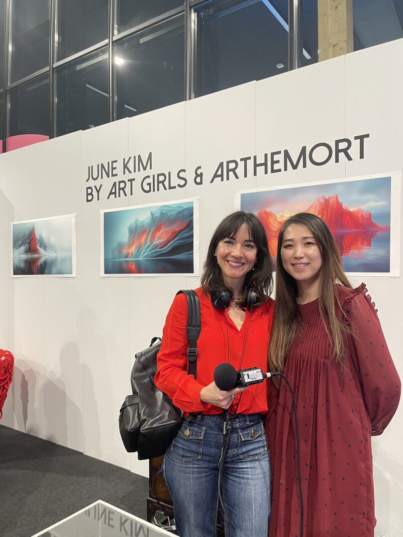 June Kim and Delphine Souquet a NFT Paris